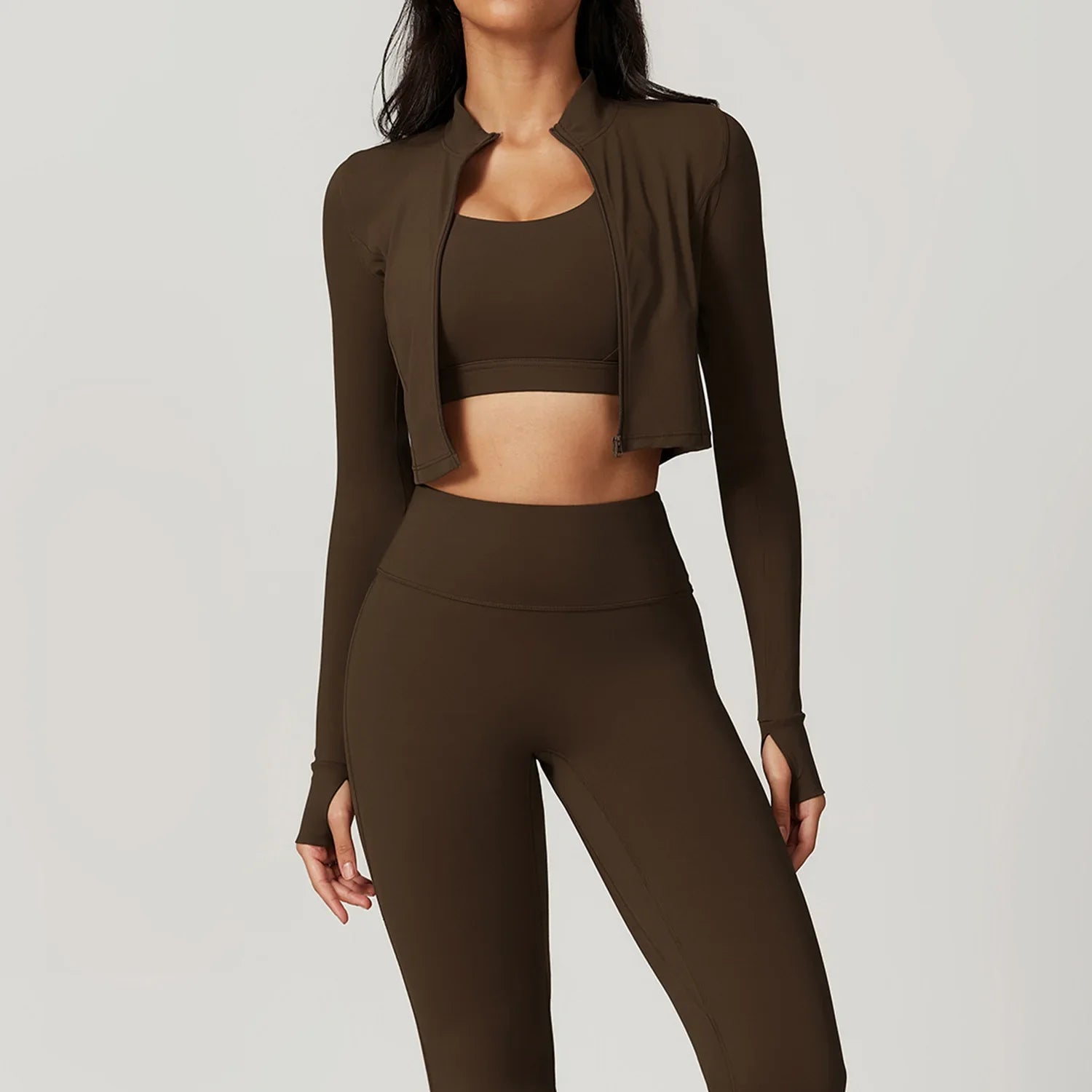 Women's 3 Piece ActiveWear Workout Outfit