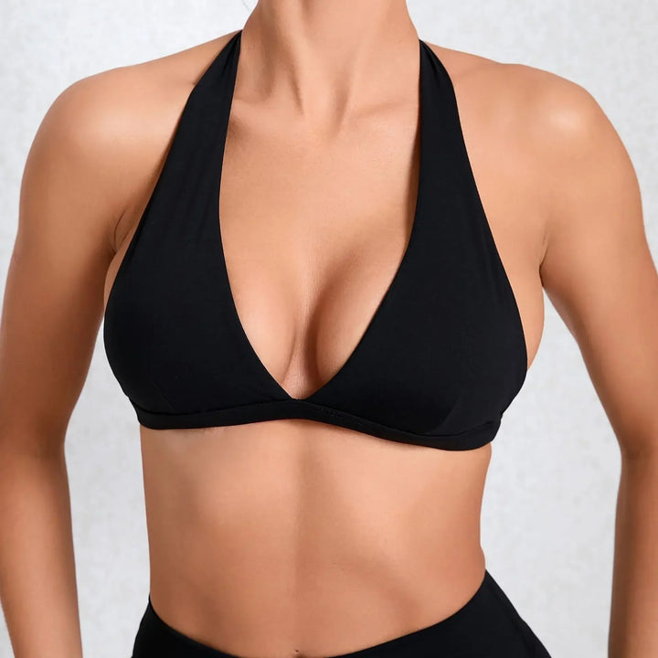 Women's Sexy Halter Backless Sports Bra