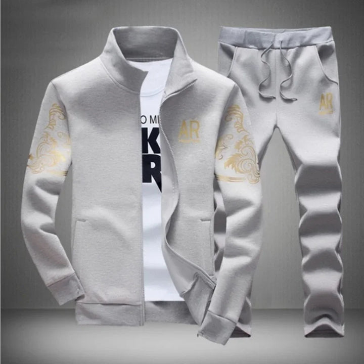Men's Plus Size Tracksuit Set