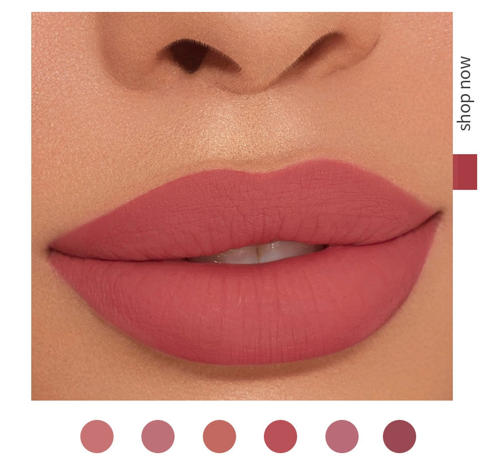 Ultra Matte Velvet Waterproof Long Lasting Liquid Lip Gloss Set