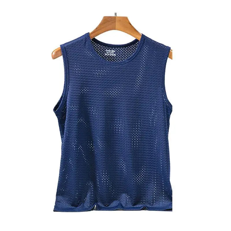 Men's Ice Silk Mesh Tank Tops