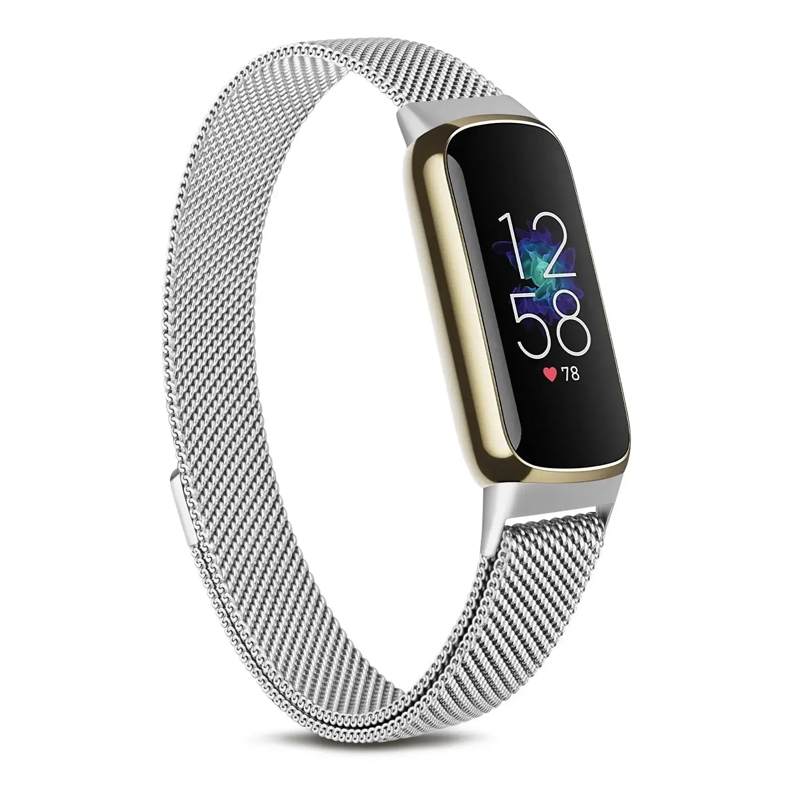Fitbit Luxe Steel Magnetic Band - Elegant Mesh Design