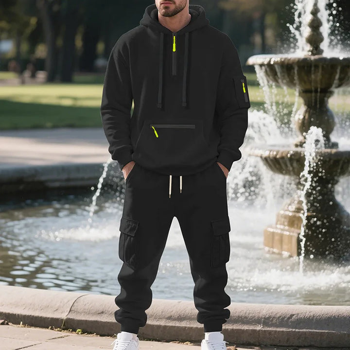 FleeceFlex Men's Autumn/Winter Sport Sweatsuit Set