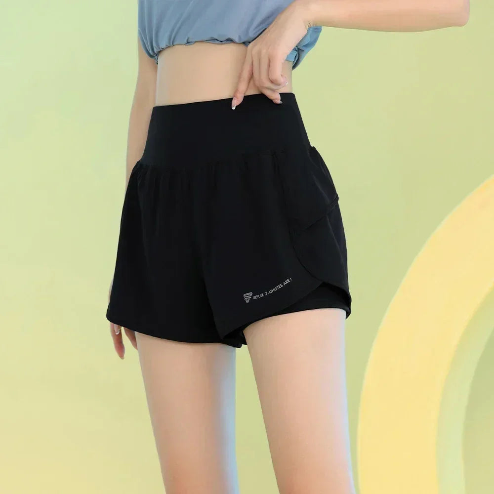 Lightweight Yoga Shorts for Women with Pockets