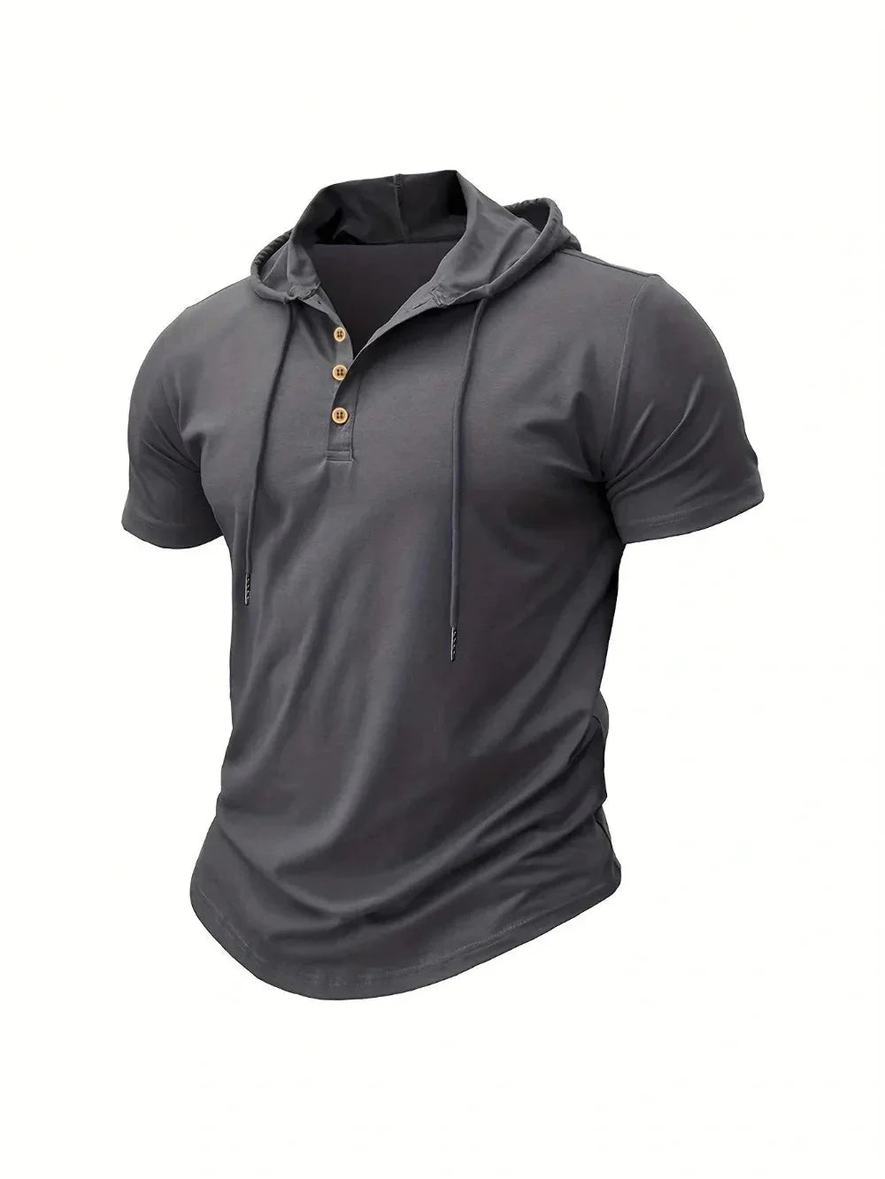 Men's Slim Fit Hooded Breathable T-shirt
