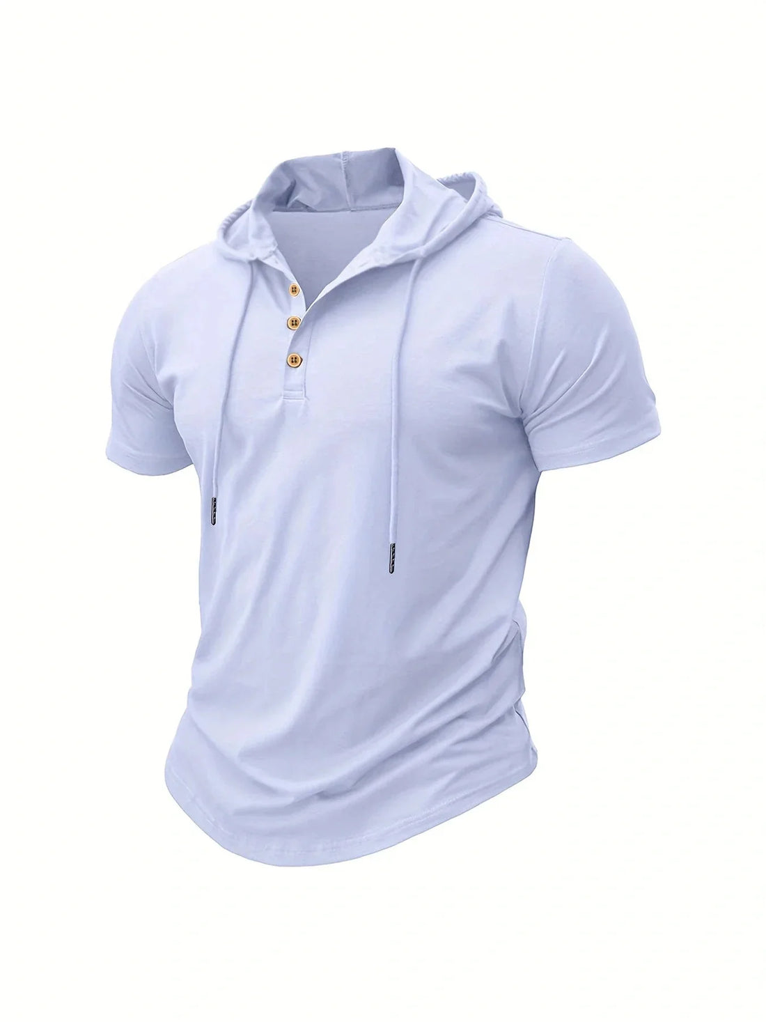 Men's Slim Fit Hooded Breathable T-shirt