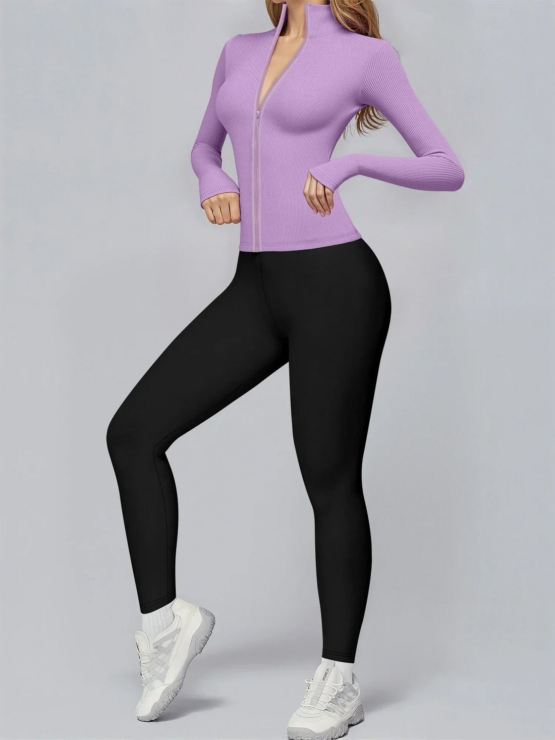 Women's Premium Ribbed Activewear Set