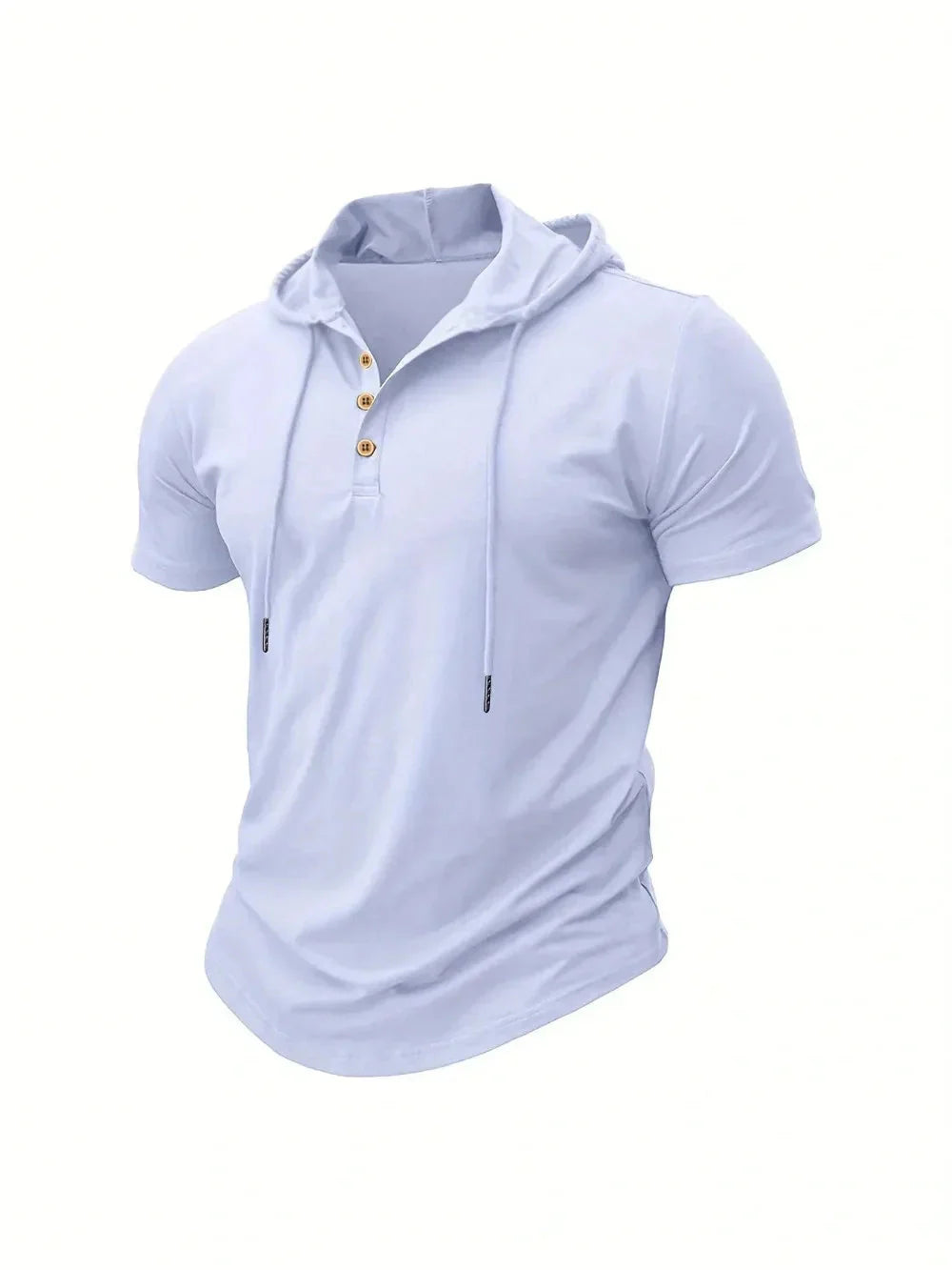 Men's Slim Fit Hooded Breathable T-shirt