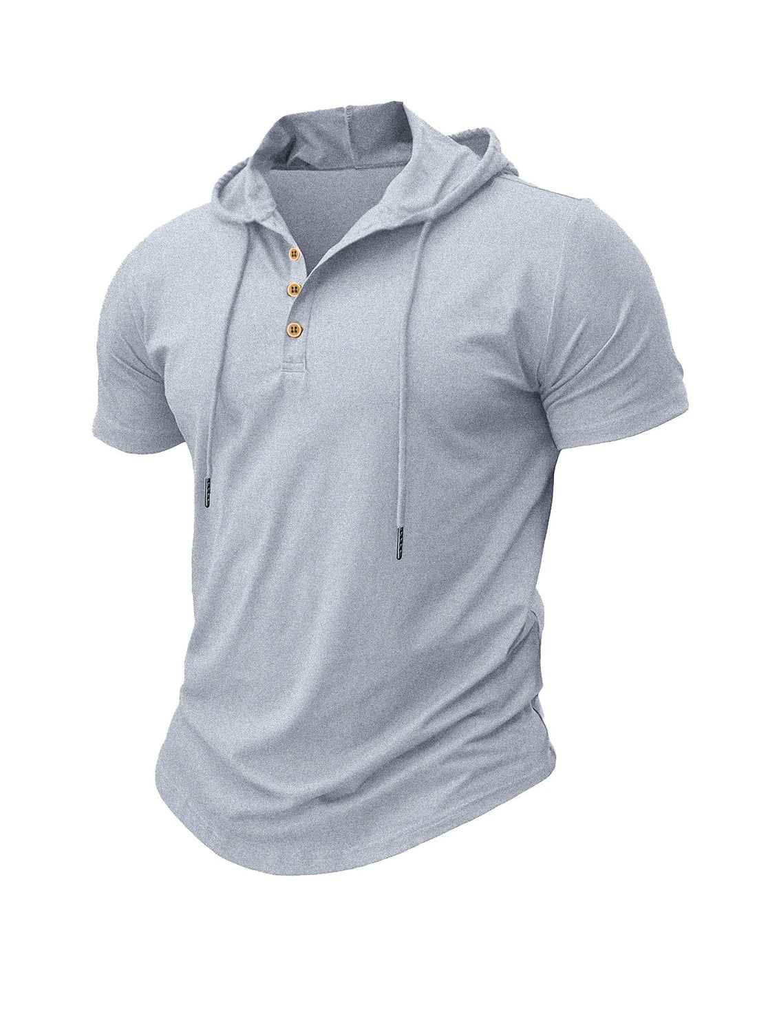 Men's Slim Fit Hooded Breathable T-shirt