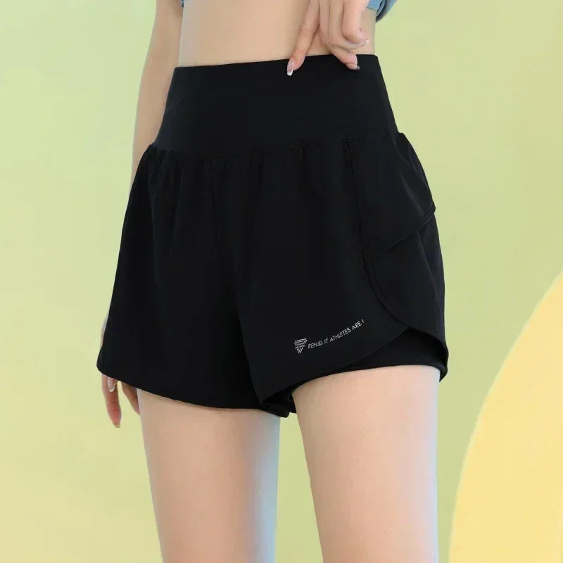Lightweight Yoga Shorts for Women with Pockets