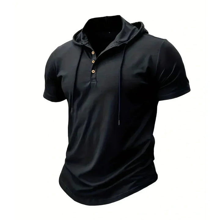 Men's Slim Fit Hooded Breathable T-shirt