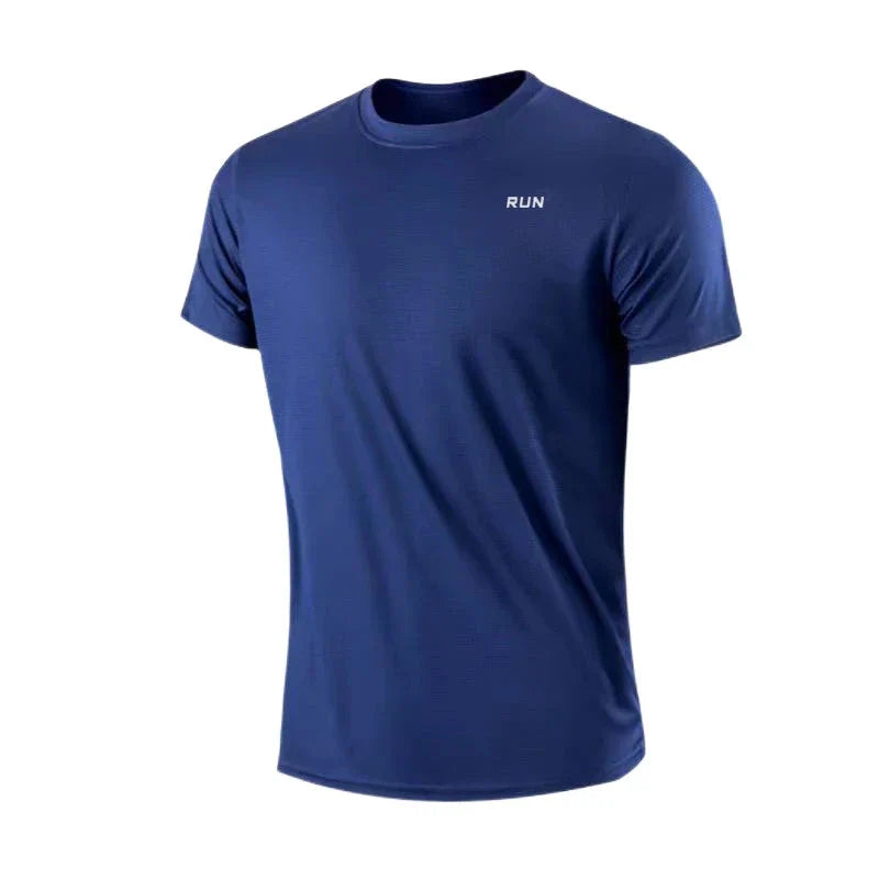 Men's Lightweight Quick Dry Short Sleeve Round Neck T-Shirt