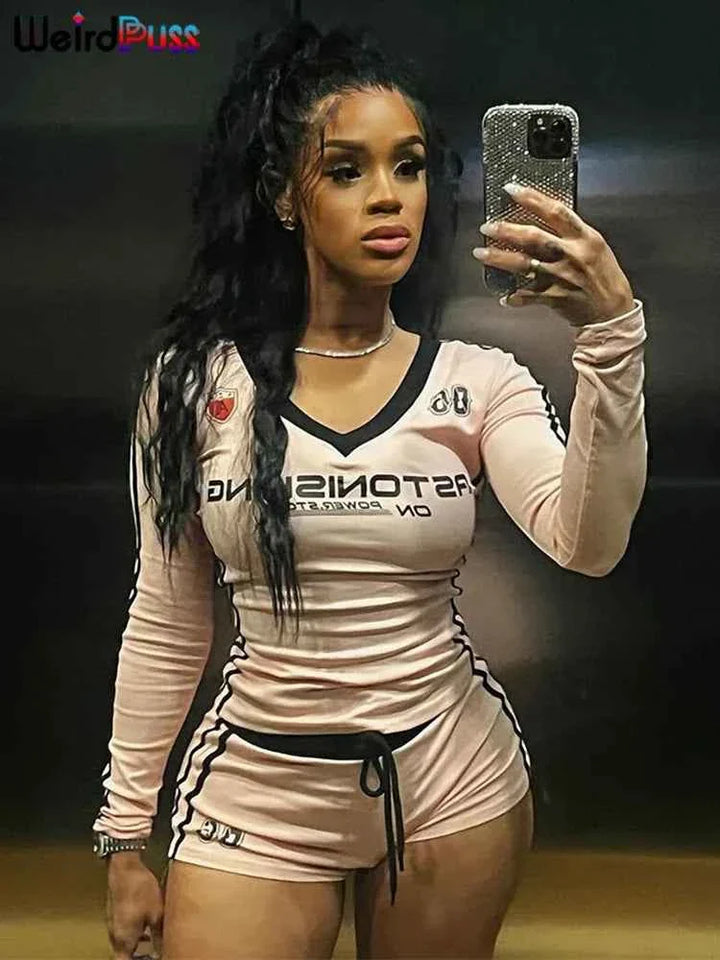 Women's Sporty Tracksuit Set