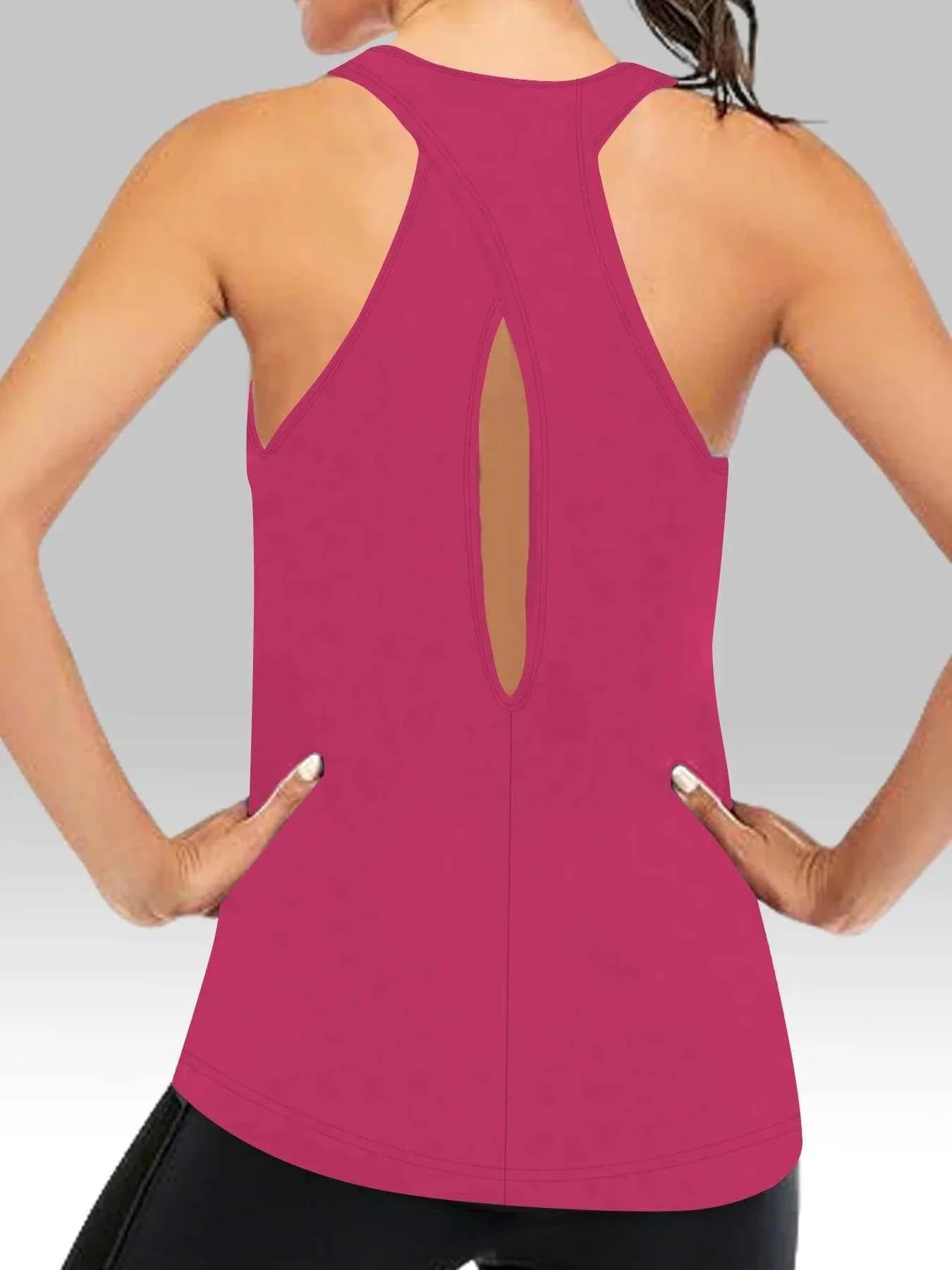 Women's Super Soft Cross Racerback Yoga Tops