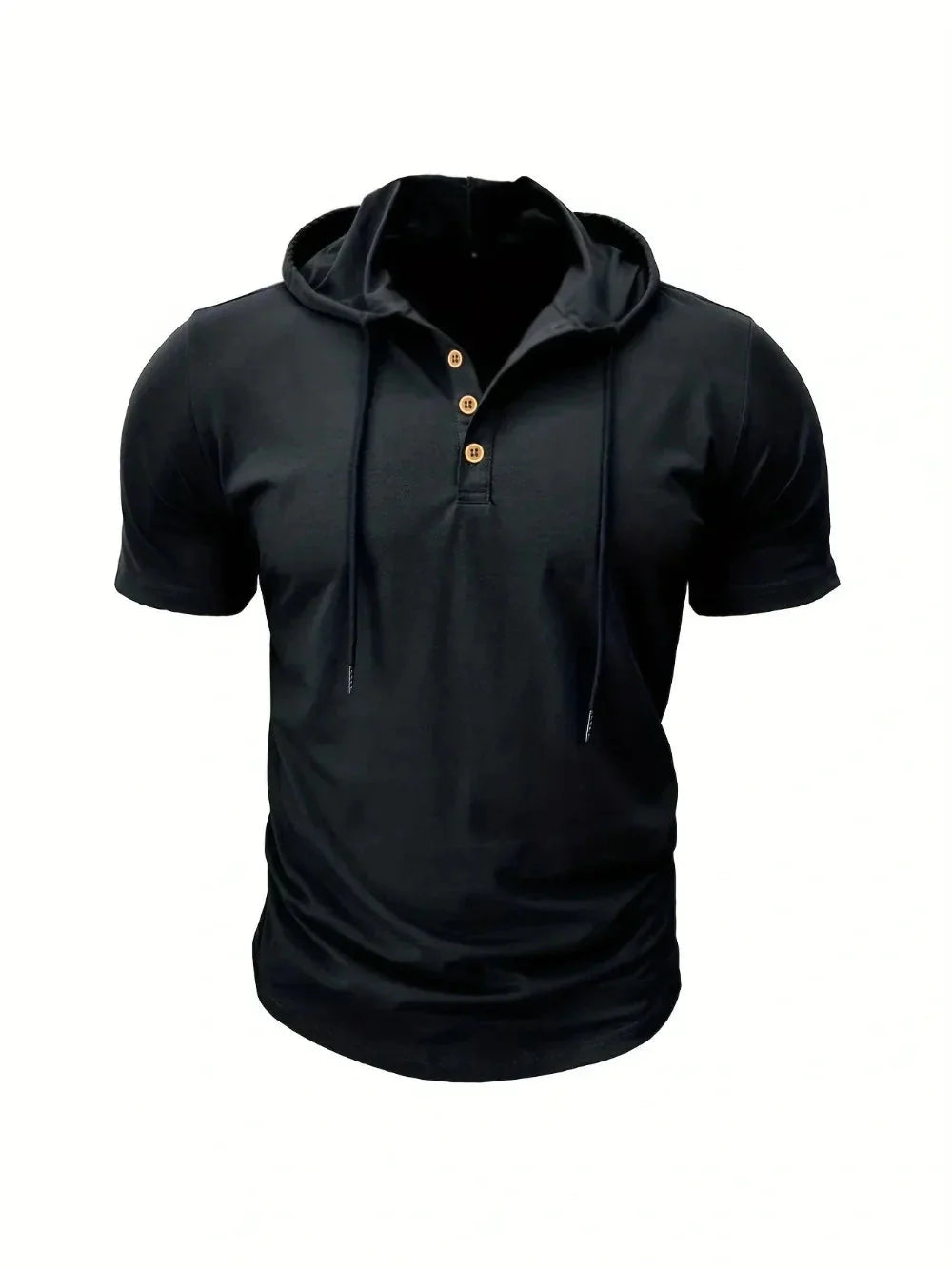 Men's Slim Fit Hooded Breathable T-shirt