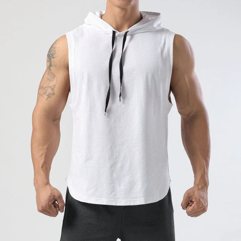 Men's Sleeveless Workout Hoodies