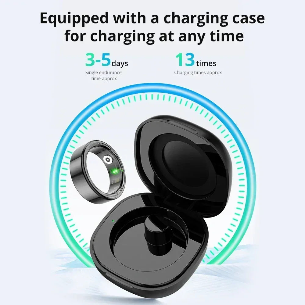 2024 COLMI Men's or Women's Waterproof Smart Ring Fitness Tracker