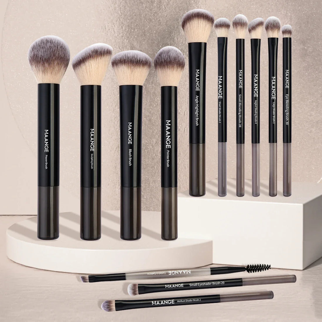 13PCS Makeup Kabuki Blendable Brush Set