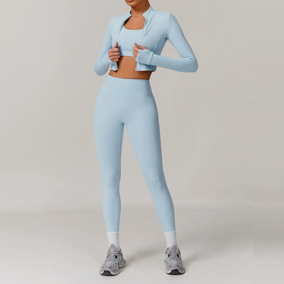 Women's 3 Piece ActiveWear Workout Outfit