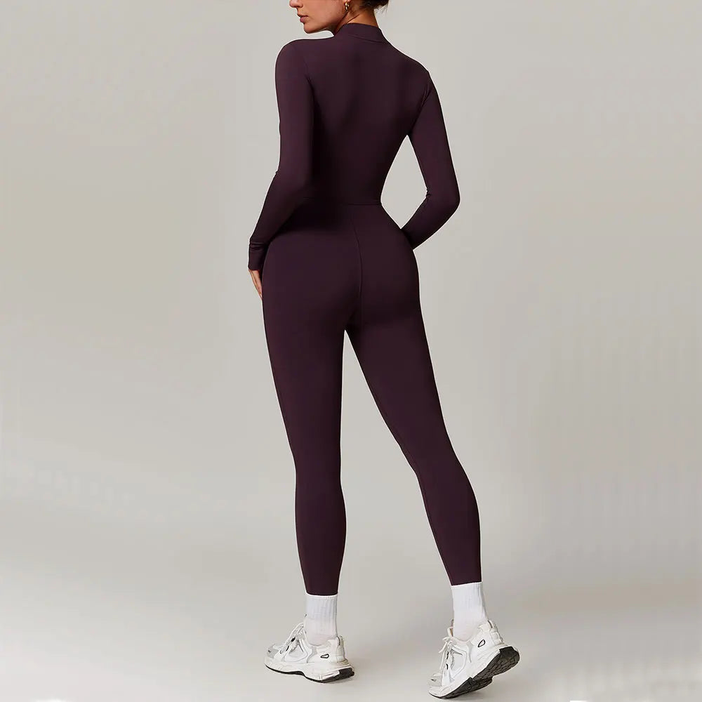 Women's Velvet Jumpsuit Activewear
