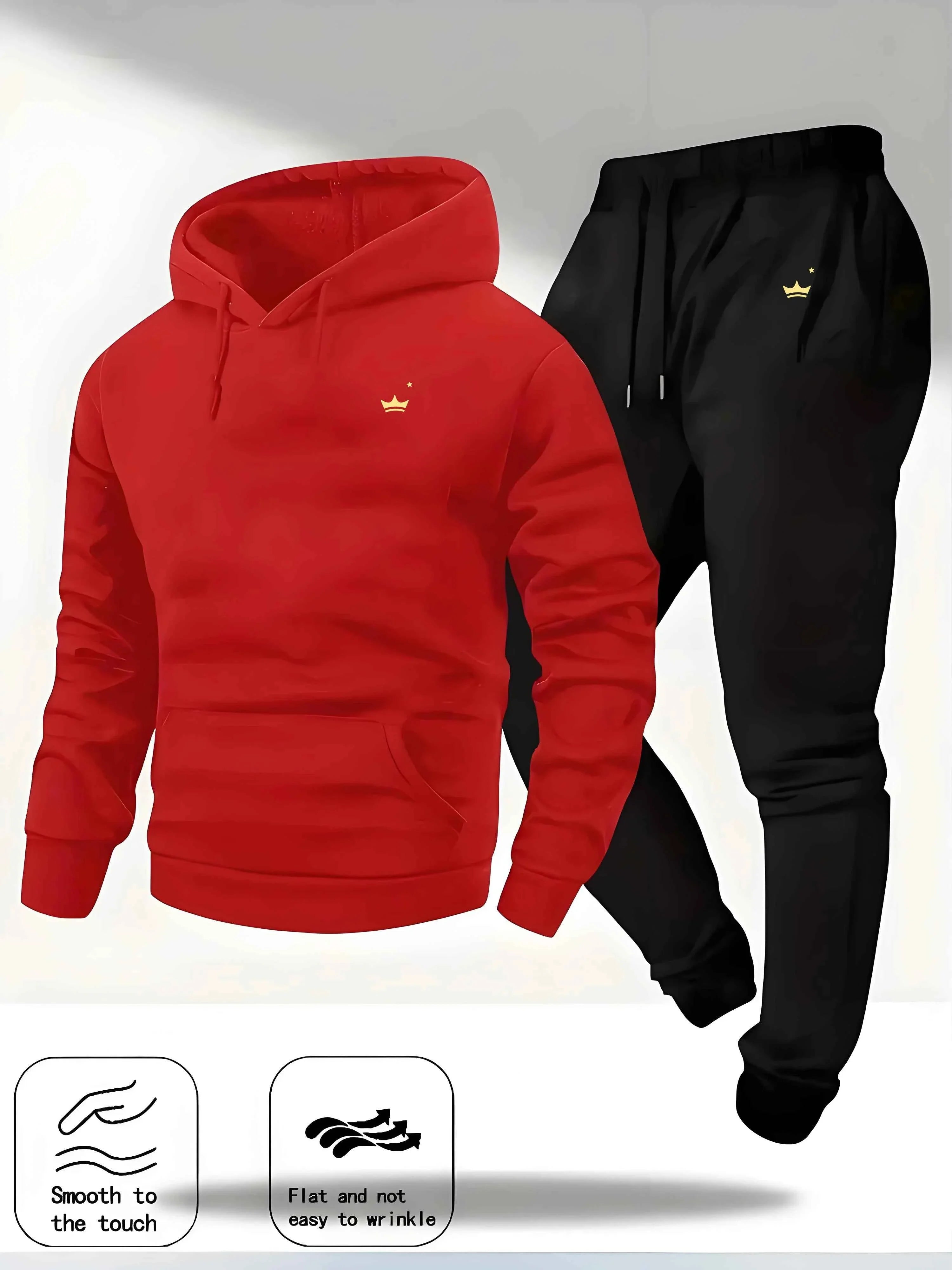Crown Logo Women's Hooded Sportswear Jogging Set