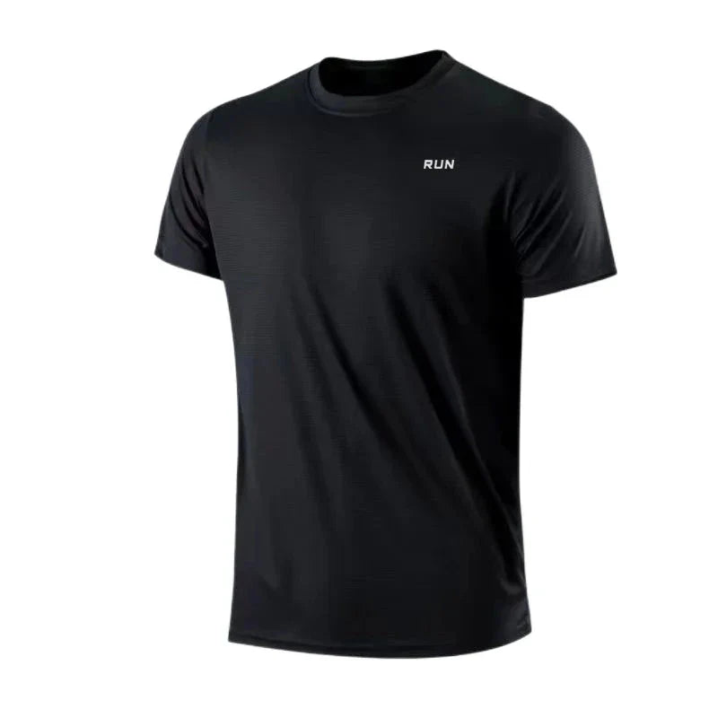 Men's Lightweight Quick Dry Short Sleeve Round Neck T-Shirt