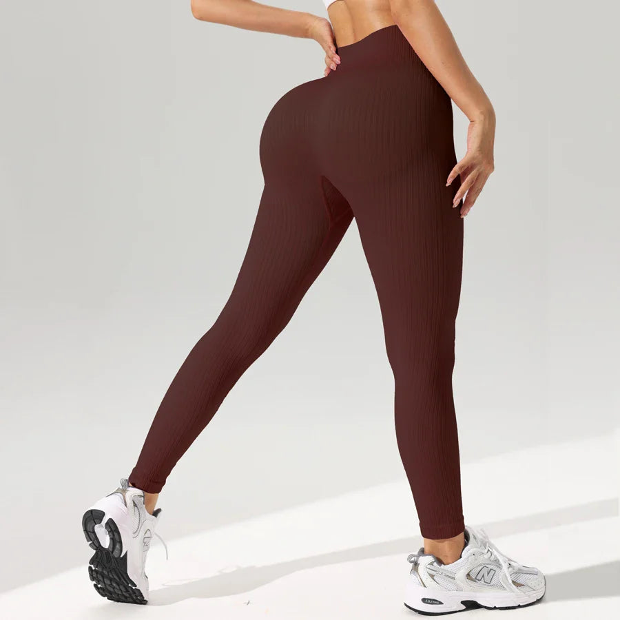 Women's Seamless Tummy Control Yoga Workout Leggings