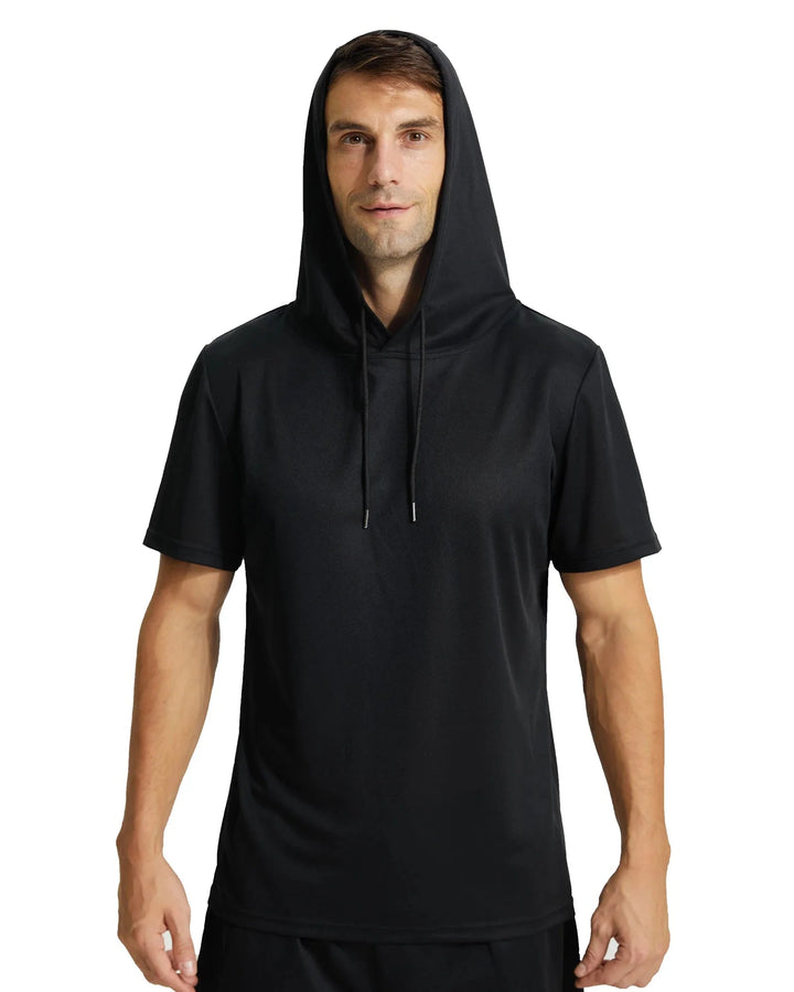 Men's Workout Hooded T-Shirts