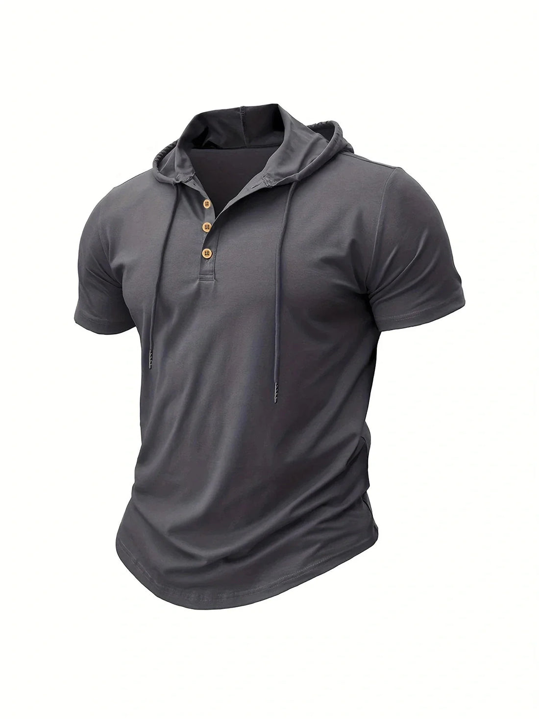 Men's Slim Fit Hooded Breathable T-shirt