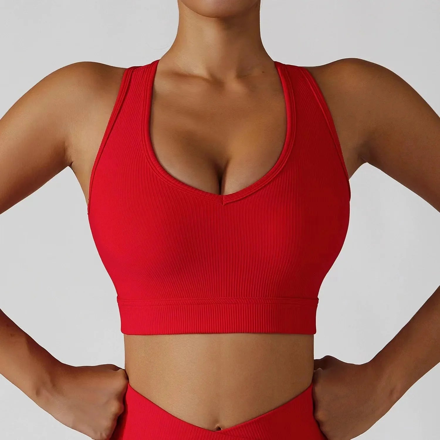Women's 3-Piece Seamless Yoga Set – Jacket, Bra & Leggings