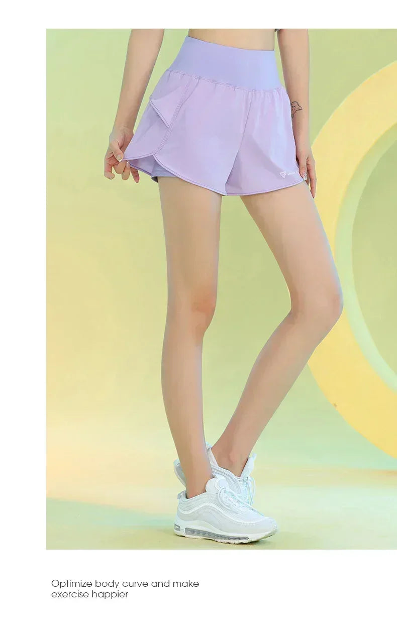 Lightweight Yoga Shorts for Women with Pockets
