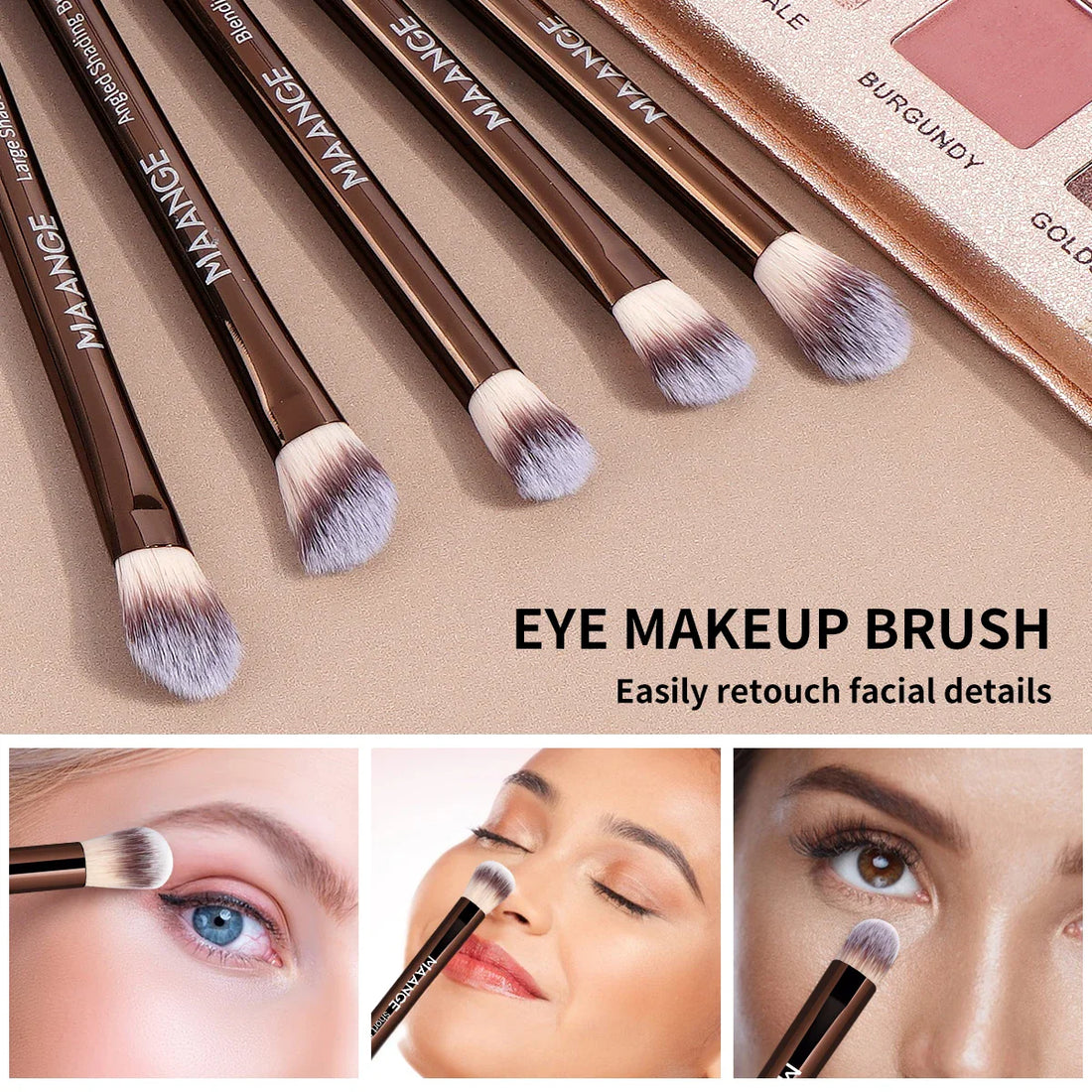 13PCS Makeup Kabuki Blendable Brush Set