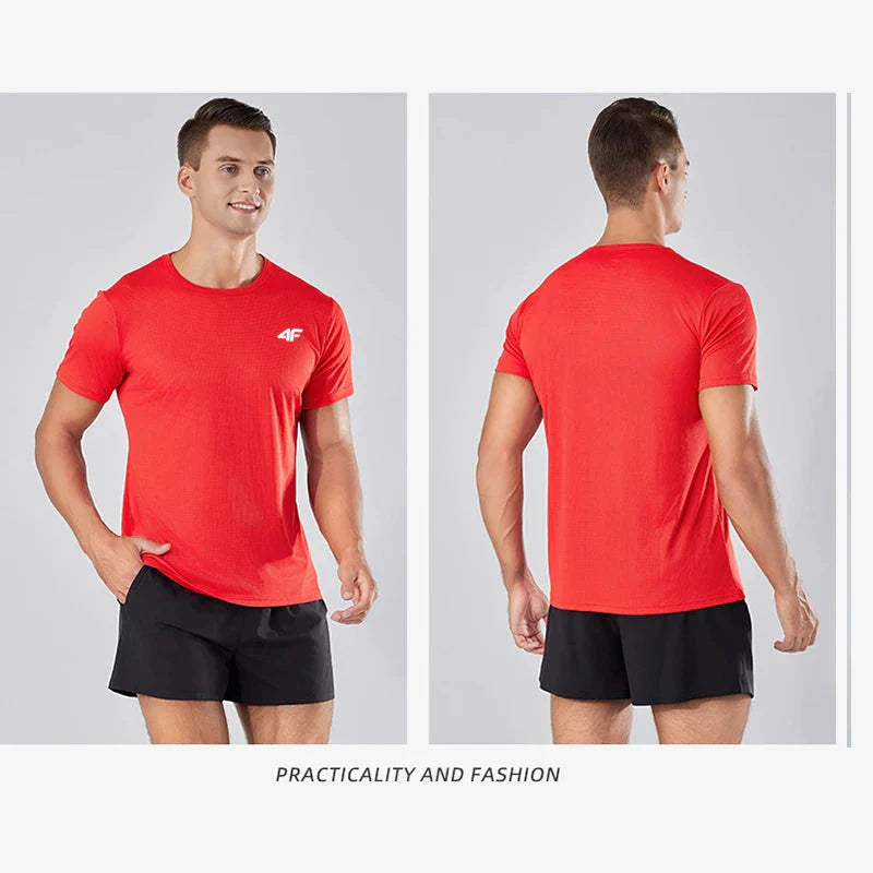 Men's Summer Exercise Training Quick Dry T-shirt