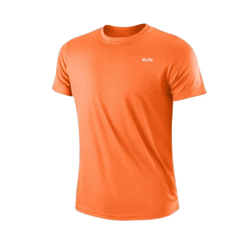 Men's Lightweight Quick Dry Short Sleeve Round Neck T-Shirt