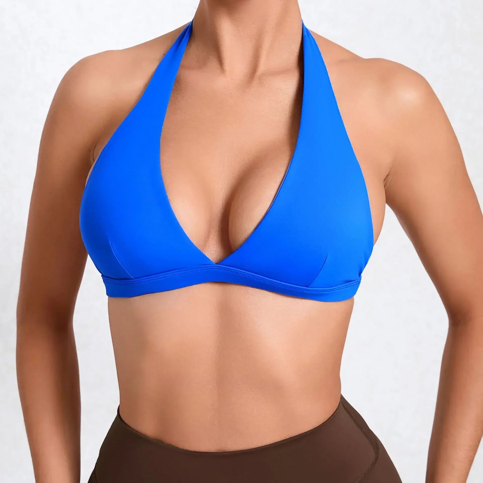 Women's Sexy Halter Backless Sports Bra