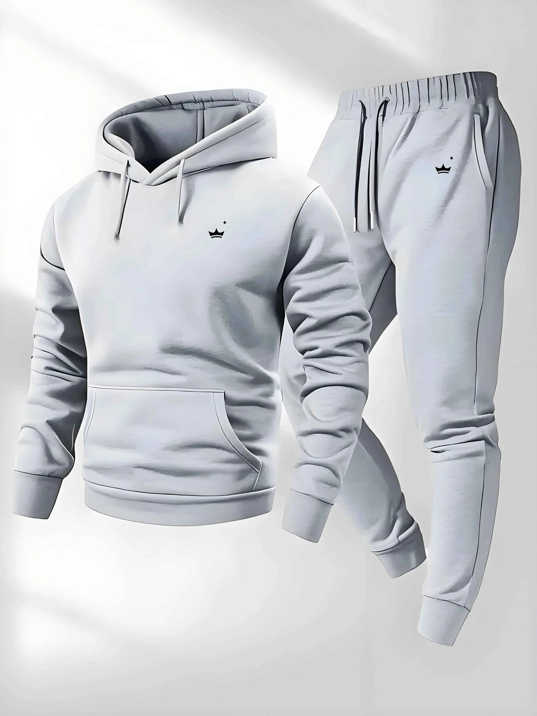 Crown Logo Women's Hooded Sportswear Jogging Set
