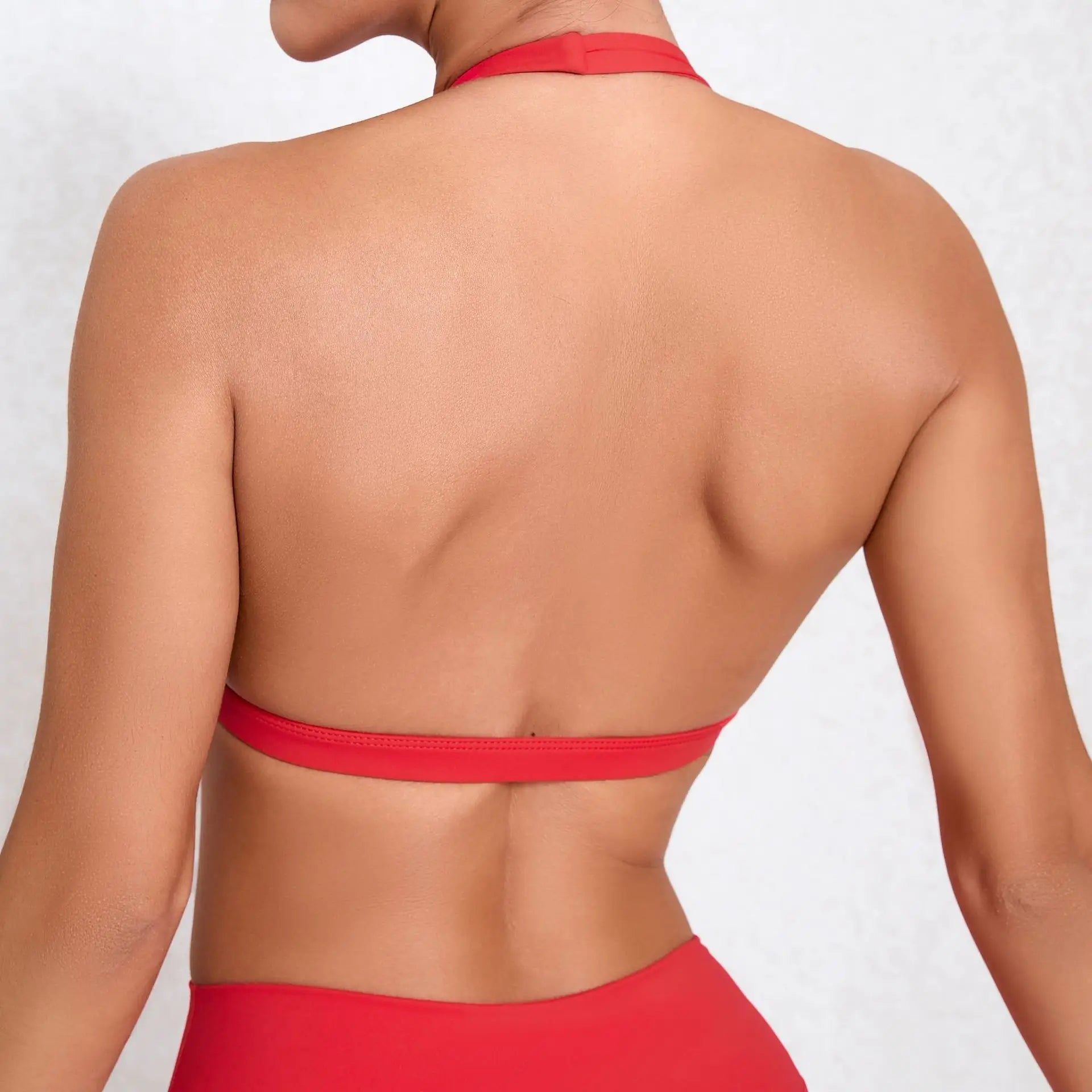 Women's Sexy Halter Backless Sports Bra