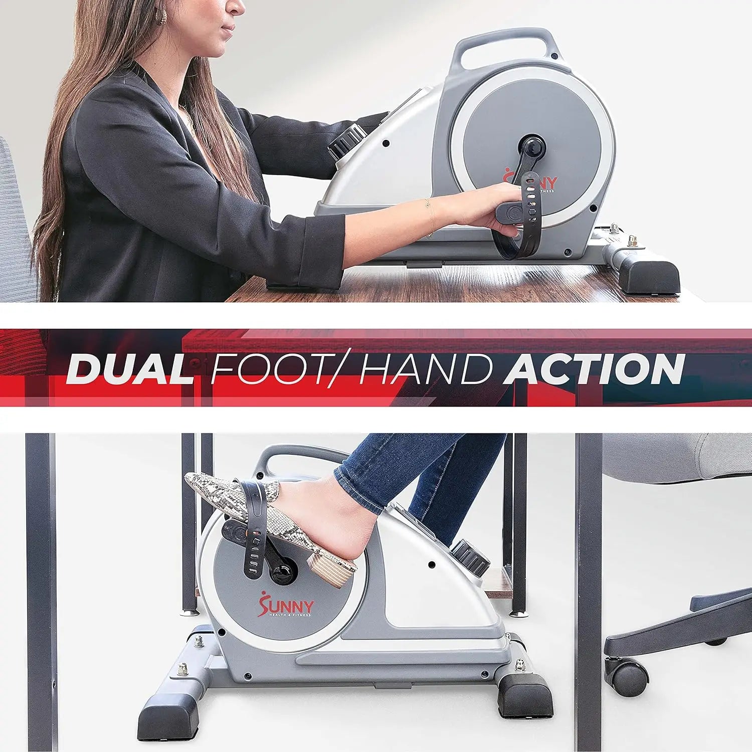 Health & Fitness Magnetic Under Desk Mini Exercise Cycle Bike