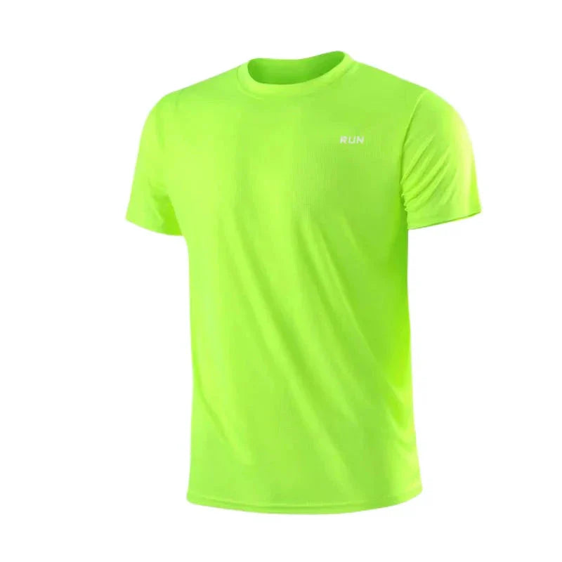 Men's Lightweight Quick Dry Short Sleeve Round Neck T-Shirt