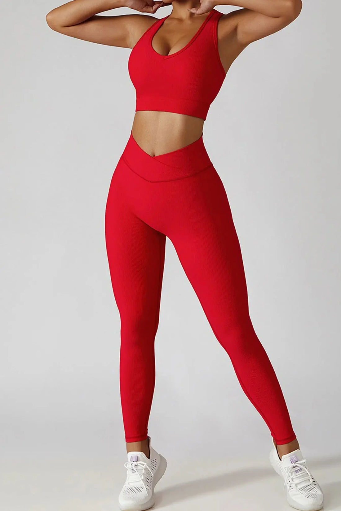 Women's 3-Piece Seamless Yoga Set – Jacket, Bra & Leggings