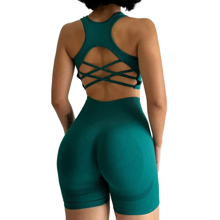 Women’s High-Waist Seamless Workout Set