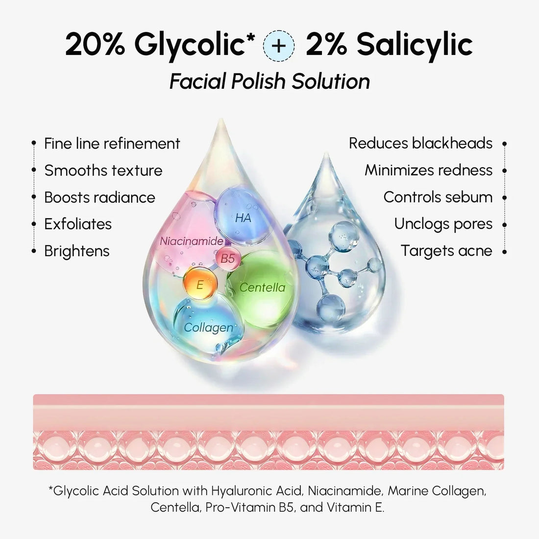 Marée® Glycolic & Salicylic Acid Peel Pads