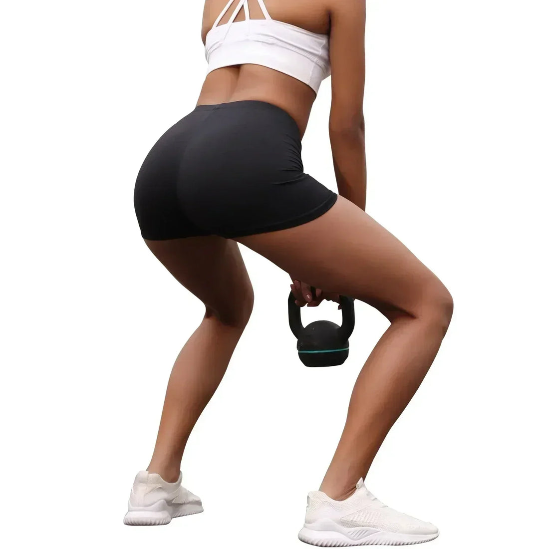 3 Pack Women's High Waisted Super Soft Tummy Control Non See Through Workout Yoga Shorts