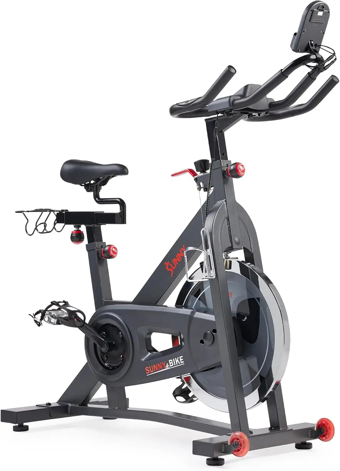 Health & Fitness Pro Cycling Stationary Bike, 40 LB Flywheel & 4-Way Adjustable Seat