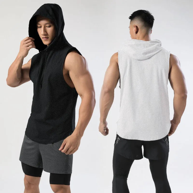 Men's Sleeveless Workout Hoodies