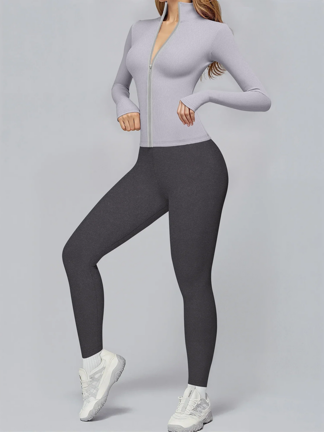 Women's Premium Ribbed Activewear Set