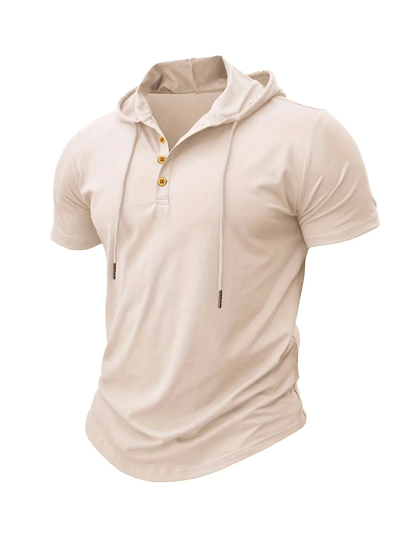 Men's Slim Fit Hooded Breathable T-shirt