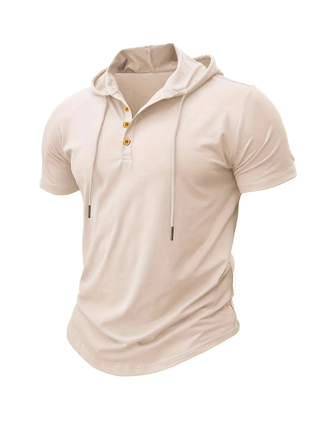 Men's Slim Fit Hooded Breathable T-shirt