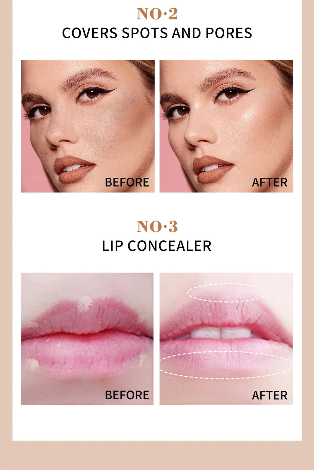 High Coverage Concealer Long-lasting Waterproof Foundation