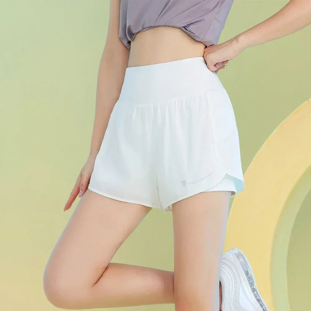 Lightweight Yoga Shorts for Women with Pockets